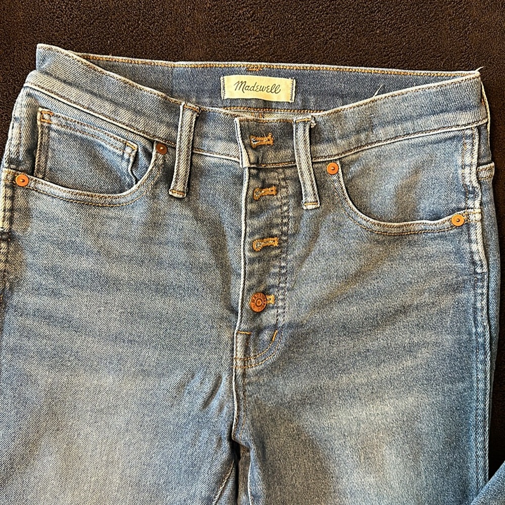Madewell 10” high rise skinny